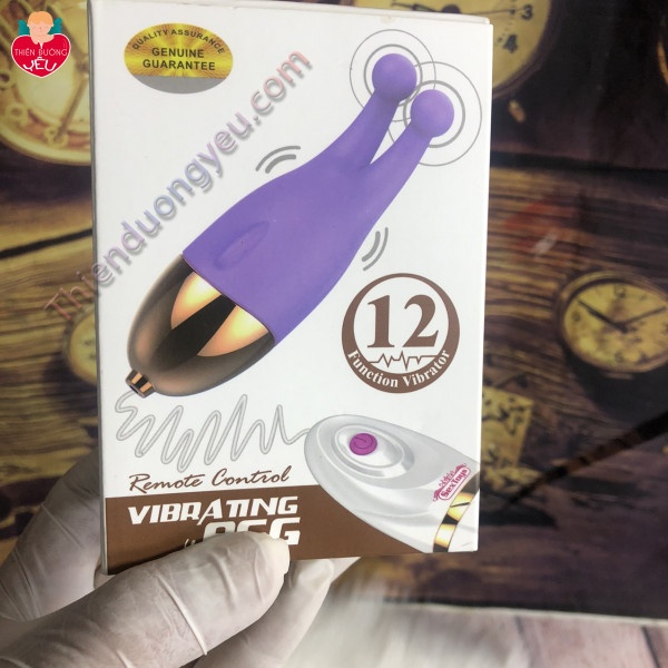 Trứng Rung Tình Yêu Vibrating EGG 12 Chế Độ Rung Massage Cực Mạnh 